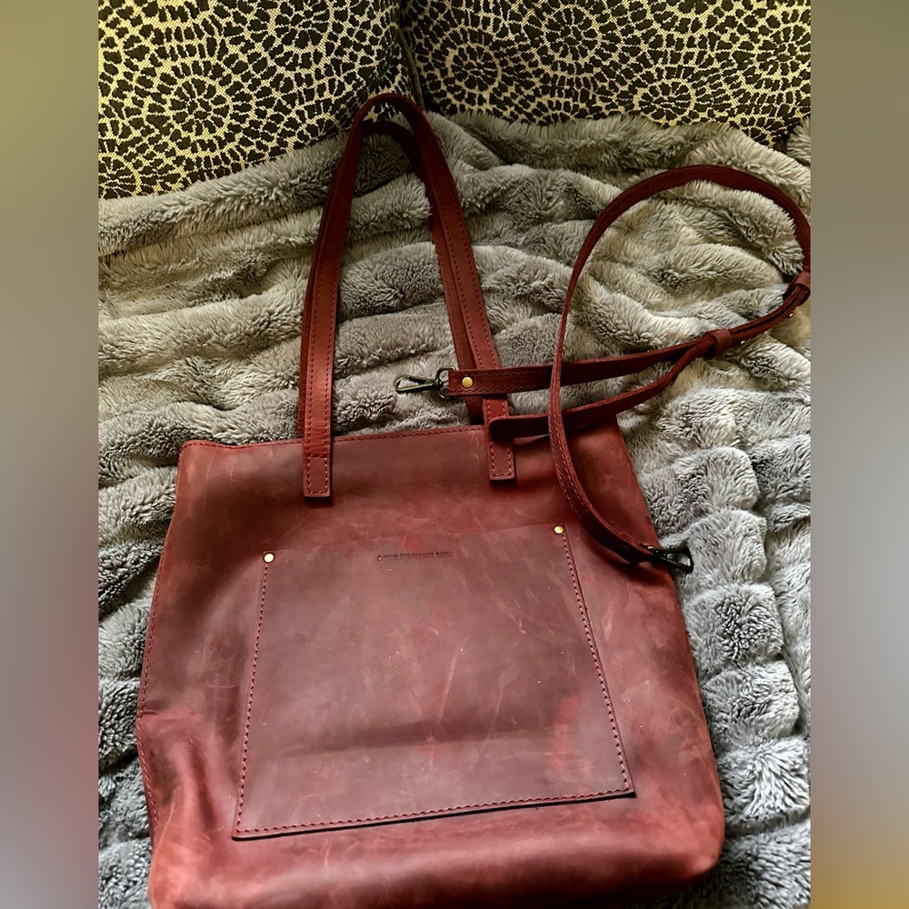 Portland Leather Goods, Medium, Crossbody Tote